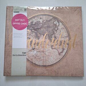 Wanderlust 30 Page Scrapbook NWT